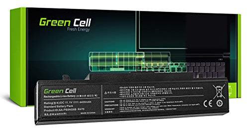 Green Cell® Standard Série AA-PB9NC6B / AA-PB9NS6B Batterie pour Samsung Série 3 et Série R Ordinateurs PC Portables (6 Cellules 4400mAh 11.1V Noir)