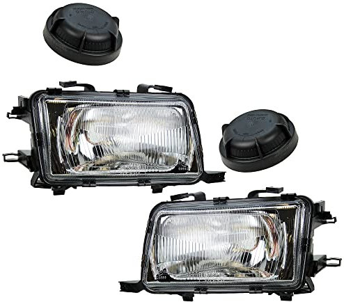 BESTPRICE 2x Hauptscheinwerfer vorne links + rechts Frontscheinwerfer, Kompatibel mit AUDI 80 B4 Avant (8C5), 80 B4 Stufenheck (8C2)
