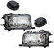 BESTPRICE 2x Hauptscheinwerfer vorne links + rechts Frontscheinwerfer, Kompatibel mit AUDI 80 B4 Avant (8C5), 80 B4 Stufenheck (8C2)