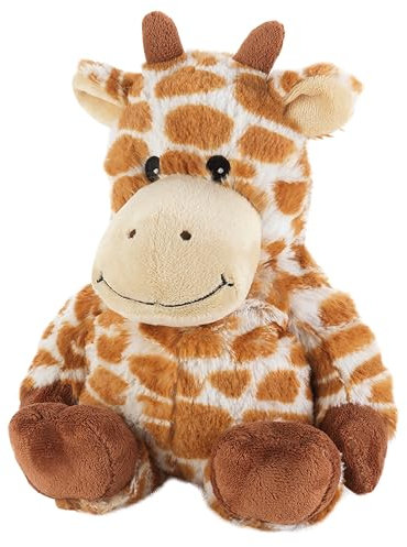Warmies Plush Giraffe Microwavable Weighted Teddy with French Lavender Scent, Hot or Cold for Cool Relaxation and Warm Relief