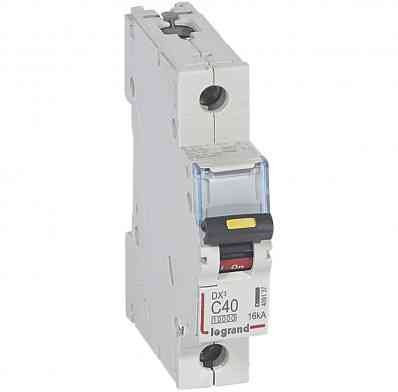 Disjoncteur DX³ 10000-16kA - 1P 230V~ à 400V~ - 40A - courbe C - 1 module