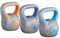 GORILLA SPORTS® Kettlebell - 2kg, 3kg, 4kg, 5kg, 6kg, 8kg, 10kg, 12kg, 14kg, 16kg, 18kg, 20kg Gewichte, Einzeln/Set, mit/ohne Ablage, Kunststoff - Kugelhantel, Schwunghantel, Kugelgewicht