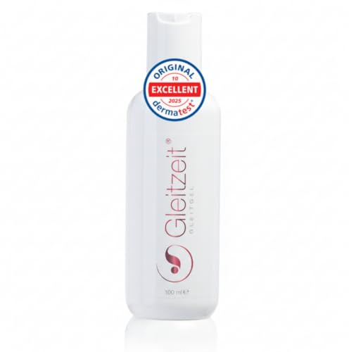 Gleitzeit® Gleitgel wasserbasiertes für Frauen 100ml, sensitiv, dermatologisches Intimgel, Gleitmittel ph neutral, geruchneutral & hautfreundlich