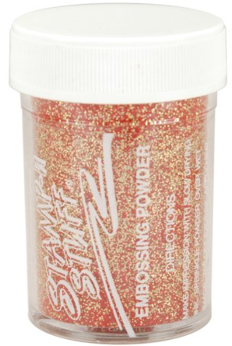 Stampendous Embossing Powder .6 Ounce-Glitter Mix Red Dragon Opaque