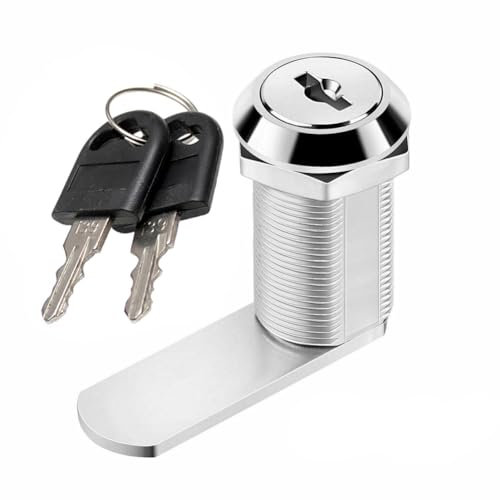 1 Schrankschloß Hebelschloß 30 mm Universalzylinder Möbelschloß Briefkastenschloß Durchmesser 19 mm