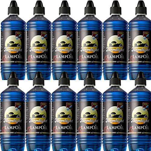 Sel-Chemie Lampenöl Paraffinöl Paraffin 12 Liter Farmlight (Blau)