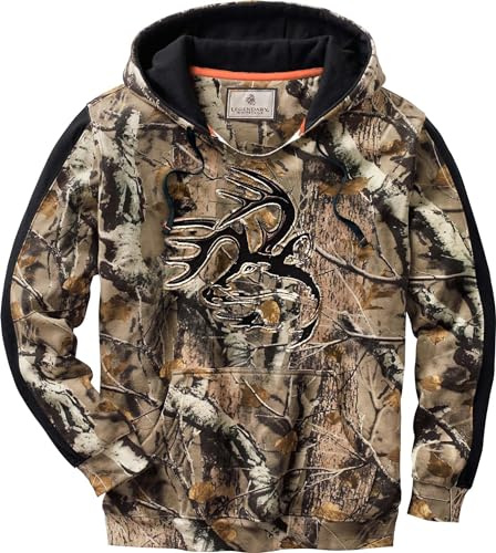 Legendary Whitetails Sudadera con Capucha Camo Outfitter para Hombre, Hombre, Capucha, 6781, Camuflaje de Campo de Juego Grande, XL