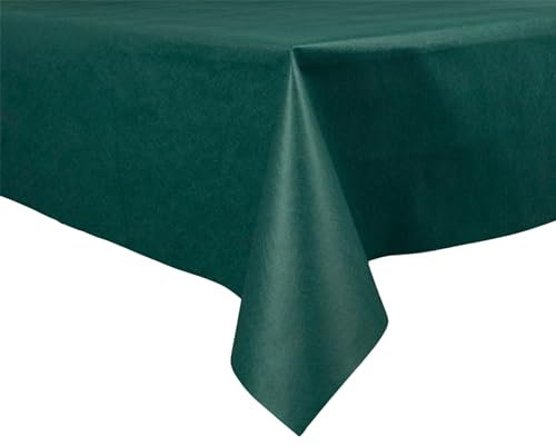 Sensalux Buffet-Tischdecke, Vlies, 1,5m x 3m, Standard 100 by Oeko-TEX® - Klasse I, abwischbar, Lotuseffekt, Grün