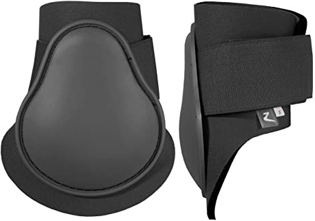 Horze Chicago Rear Fetlock Boots for Horses, Adjustable Horse Tendon Boots