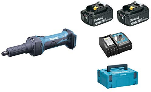 Meuleuse droite sans fil LXT 18V Li-Ion (2x 3,0Ah) avec MAKPAC - MAKITA DGD800RFJ