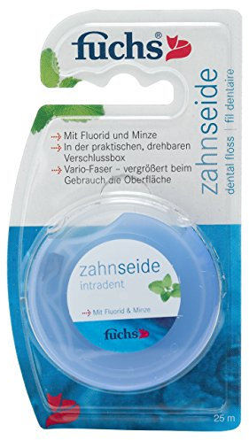 Fuchs Zahnseide gewachst Minzgeschmack, 25 m