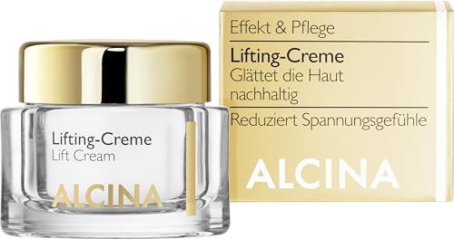 ALCINA Lifting-Creme - 1 x 50 ml - Effekt & Pflege - Glättet die Haut nachhaltig - Linien und Fältchen erscheinen gemildert