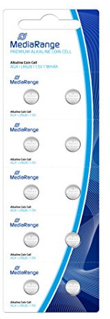 MediaRange MRBAT111 Pile bouton LR626 10 pièces Type de batterie Alkaline 1, 5 Volt AG4
