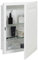 American Pride Zenna Home Medizinschrank, weißer Stahlkörper mit 3 verstellbaren Regalen, 40,6 cm B x 50,8 cm H, Einbauhalterung, langlebige Badezimmer-Organizer, Aufbewahrungslösung mit Spiegeltür