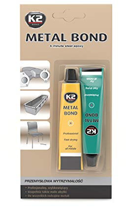 K2 Metal 2 Component Glue, Adhesive, 2 K 2 Component Glue Adhesive Metal, Metal, Metal, 56 g