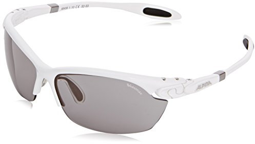 ALPINA Sonnenbrille Performance Twist Three 2.0 VL Outdoorsport-Brille, White, One Size