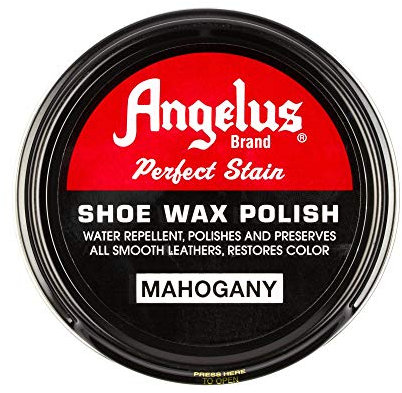 Angelus Perfect Stain Shoe Wax Polish brown Size: 2. 25 Pounds