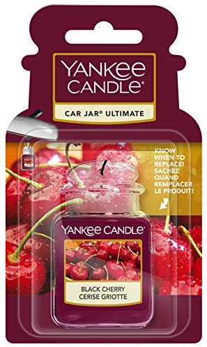 Yankee Candle Profumatore per Auto Car Jar Ultimate black Cherry, Rosso