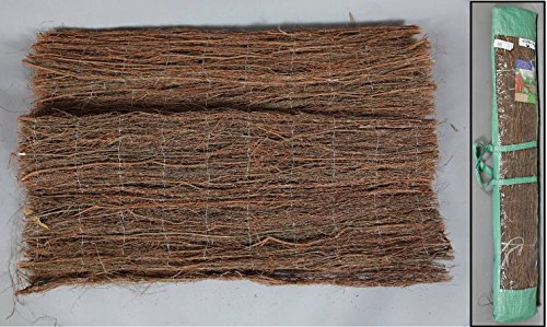 La Bolata Valla de Ocultación Brezo Ecológico 1x3 Metros para Terraza o Jardín