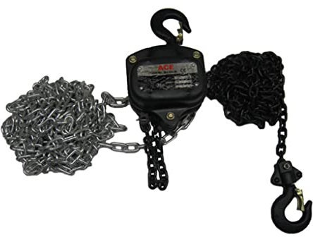 Heavy Duty Chain Block with Tackle 1 Ton 10 Metre (1000KG 1T 10M Lifting Hoist)