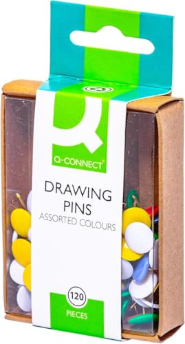 Q-Connect KF02020Q set med 10 X 120 färgade huvudstift