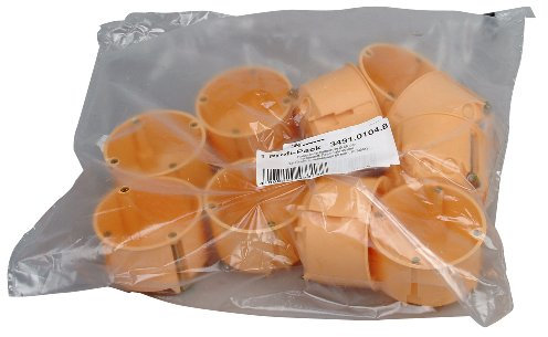 Kopp 349101048 Hohlwandschalterdose Isolierstoff, ø 68 mm, Dosentiefe 47 mm, Profi-Pack: 10-Stück im Karton