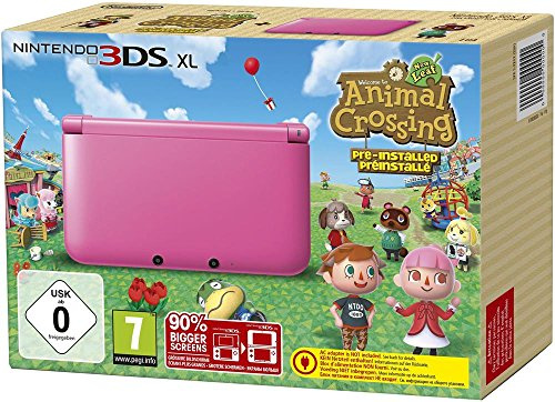Nintendo 3DS XL - Konsole Pink inkl. Animal Crossing