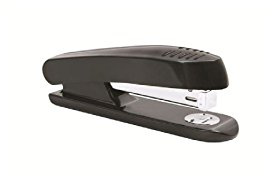 5 Star Full Strip Stapler – 20 Sheet Capacity – Top Loading Metal Stapler – Uses 24/6 & 26/6 Staples – Black
