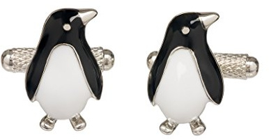 Onyx Art Carcasa de diseño de pingüino Tamaño pequeño Gemelos caja de regalo de diseño de Ruleta de