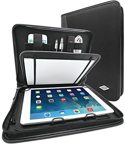 Wedo 5875901 Tablet Organizer Elegance (mit Universalhalter für Tablet PC (9,7 bis 10,1 Zoll)) schwarz