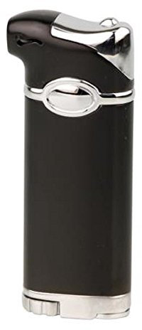 JEAN CLAUDE Briquet à pipe Douglas noir mat Avec presse-pipe et goupille.