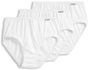 Jockey Women's Underwear Elance Hipster - 3 Pack, White, 7