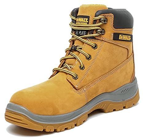 DEWALT Men's Titanium S3 Safety Boots Wheat UK 8 EUR 42, Honey, UK