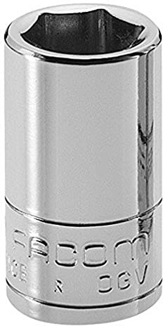 FACOM R.8 Douilles 6 Pans, Argent, 1/4