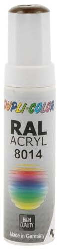 Dupli-Color 677199 Lackstifte, 12 ml, DS 8014 Sepiabraun Glanz