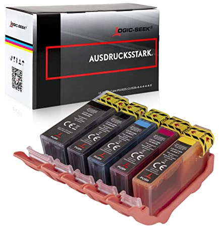 20 Patronen kompatibel für Canon PGI-525 CLI-526 IP-4850-4950 MG-5150-5250-5350-6150-6250-8150-8250