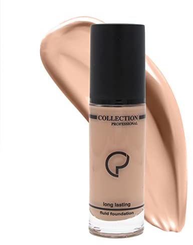 Collection Professional Long Lasting Foundation Fondotinta liquido coprente, Tenuta e confort per tutto il giorno, Anti lucidità, Senza Effetto Maschera (05 Honey)