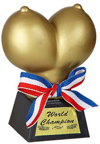 W WIDMANN MILANO Party Fashion 9586T - Trofeo con busto, articolo scherzoso per premiazioni e concorsi