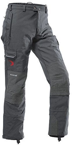 Pfanner Gladiator Hose Outdoorhose Herren Funktionshose extrem widerstandsfähig Kevlar® verstärkt Cocona® Funktionsfutter reissfest atmungsaktiv, Farbe:grau, Größe:S (langgr.)
