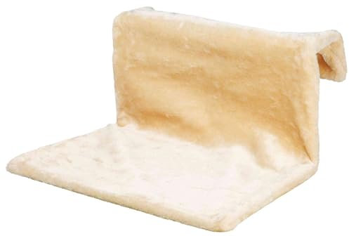 TRIXIE lying trough for radiators - adjustable holder - between 10 - 12 cm - plush cover - for common radiators - up to 5 kg - cover washable up to 30 °C - 48 x 26 x 30 cm - 43201
