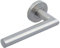 Vachette Poignée de Porte LC3 - Béquille sur Rosace Ronde Bec de Cane - pour Portes Épaisseur 30 à 48 mm - en Acier Inoxydable - Carré de 7 mm - Rosace Vendue Séparément - Garantie 2 Ans