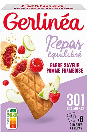 Gerlinéa Barre Repas Pomme Framboise 360 g