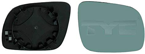 TYC 302-0025-1 Cristal de espejo retrovisor exterior convexo tintado para caja pequeña de espejo derecha