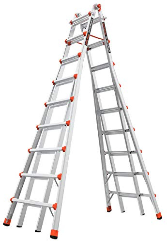 Little Giant Ladder Systems, SkyScraper, M17, 9-17 Foot, Stepladder, Aluminum, Type 1A, 300 Lbs Weight Rating, (10110)