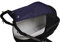Altabebe (AL7010-01) Universal Sonnensegel mit UV Schutz 50+ für Kinderwagen Babywanne - reißfester Baby Sonnenschutz zum aufrollen - Farbe: marine