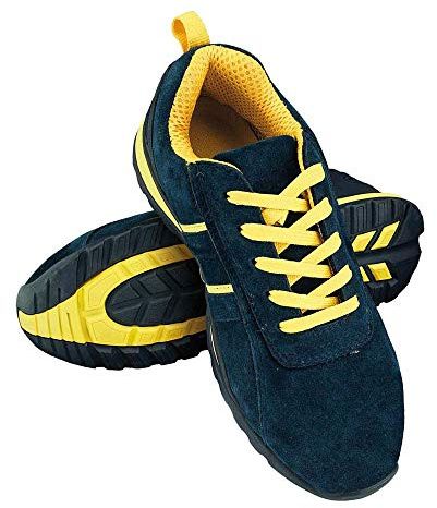 REIS Brnicaragua40 Zapatos Seguros, Azul Oscuro-Amarillo, Talla 40