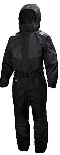 Helly Hansen Workwear Winteroverall Leknes Suit wasserdichter isolierter Arbeitsoverall 999, Große 46, schwarz, 71613