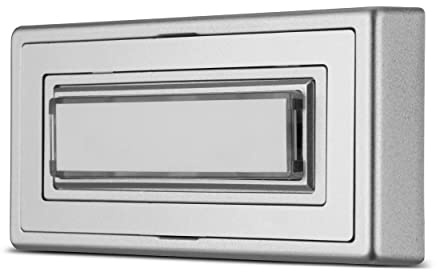 REV Ritter 0504330555 - Modulo campanello, in vero metallo, da installare sull'intonaco