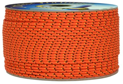 Corderie Italiane 006037712 Cordino Colorato Hobby Fantasy Arancione, 2.5 mm, 50 mt