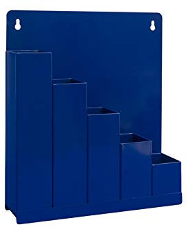 Zako-binder Kabelbinder Wandhalter Sortiment | Praktischer Kabelbinder Halter für verschiedene Größen | Ideal für Kabelmanagement und Befestigungen | Blau, Stahl, 32 cm x 3 cm x 1 cm